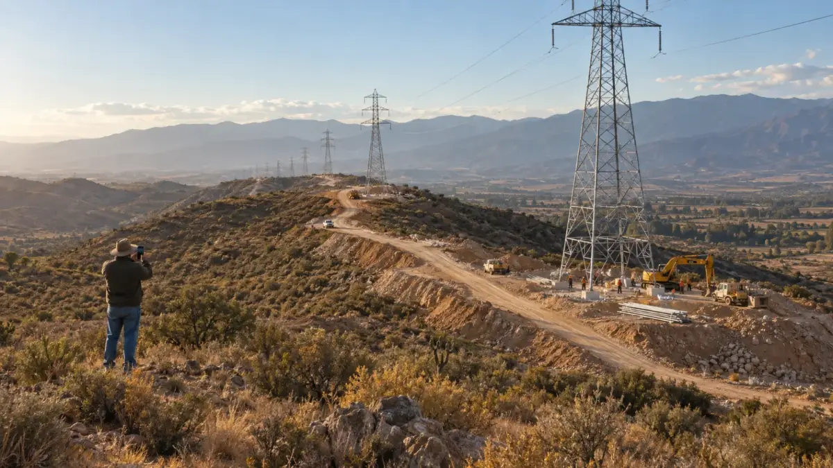 Denuncia ante la SMA por incumplimiento de RCA: obras de línea de transmisión y camino fuera de la franja evaluada